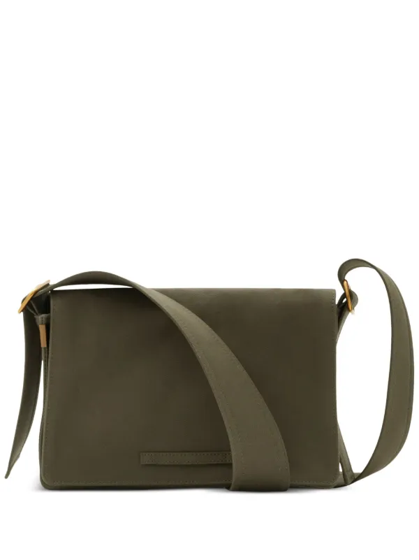 Burberry EKD embroidered Twill Shoulder Bag Farfetch