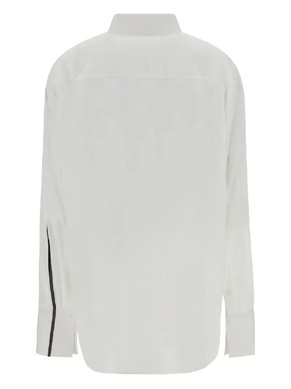 Peter Do Overhemd met gestreept detail - Wit