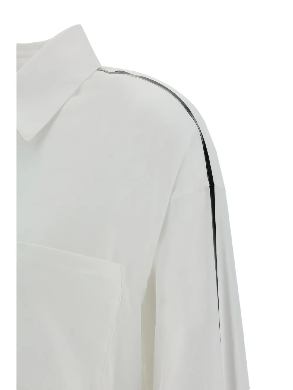 Peter Do ストライプディテール シャツ | ホワイト | FARFETCH JP