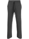 FENDI mélange-effect cashmere track pants - Grey