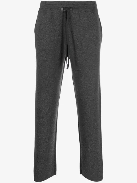 FENDI mélange-effect cashmere track pants