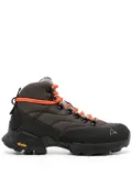 ROA logo-print chunky-sole boots - Brown