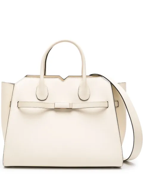 Valextra medium Milano leather tote bag