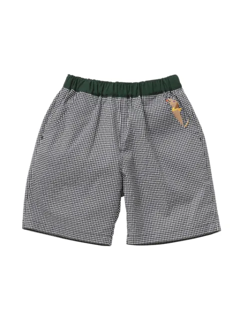 familiar gingham-check Bermuda shorts