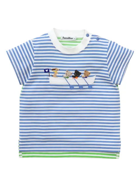 familiar t-shirt à design brodé