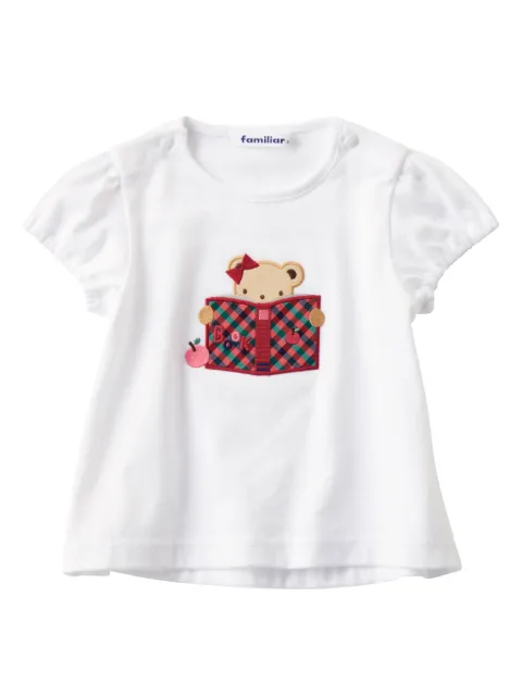 familiar playera con oso estampado