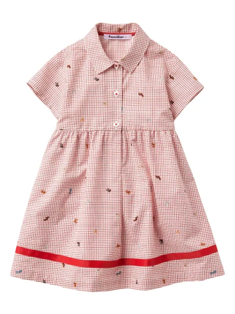 Familiar short-sleeve cotton dress