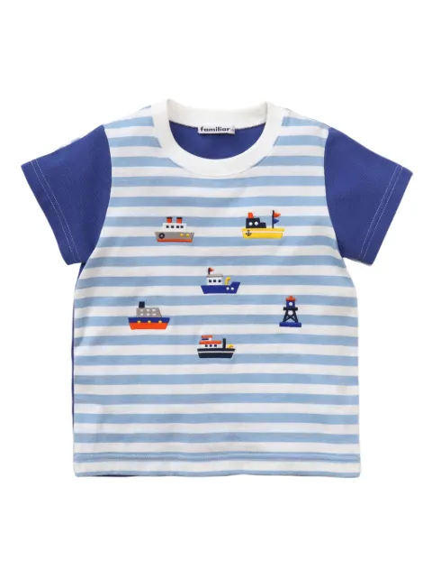familiar t-shirt à broderies