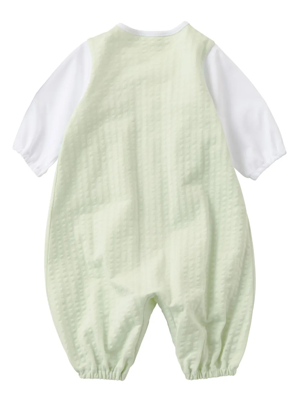 Image 2 of familiar round-neck cotton romper
