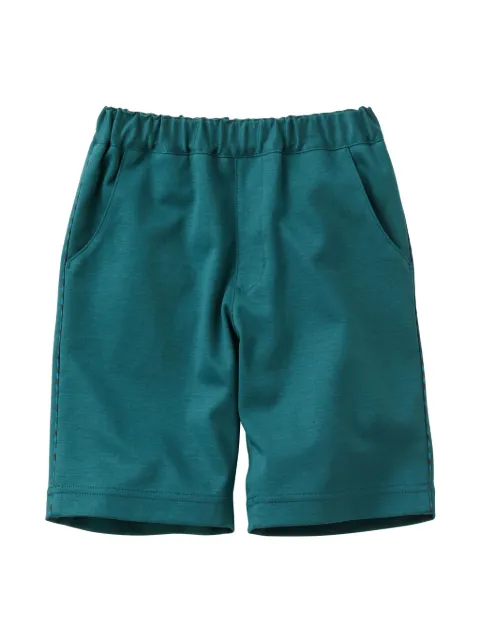 familiar elasticated-waist cotton shorts