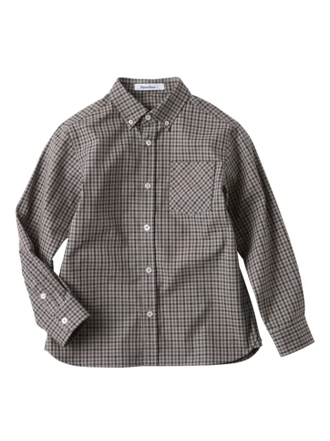 familiar checkerboard-pattern cotton shirt