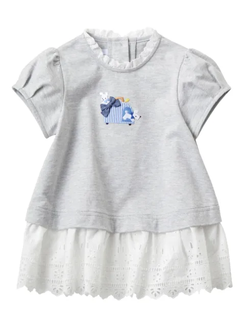 familiar lace-trim cotton dress