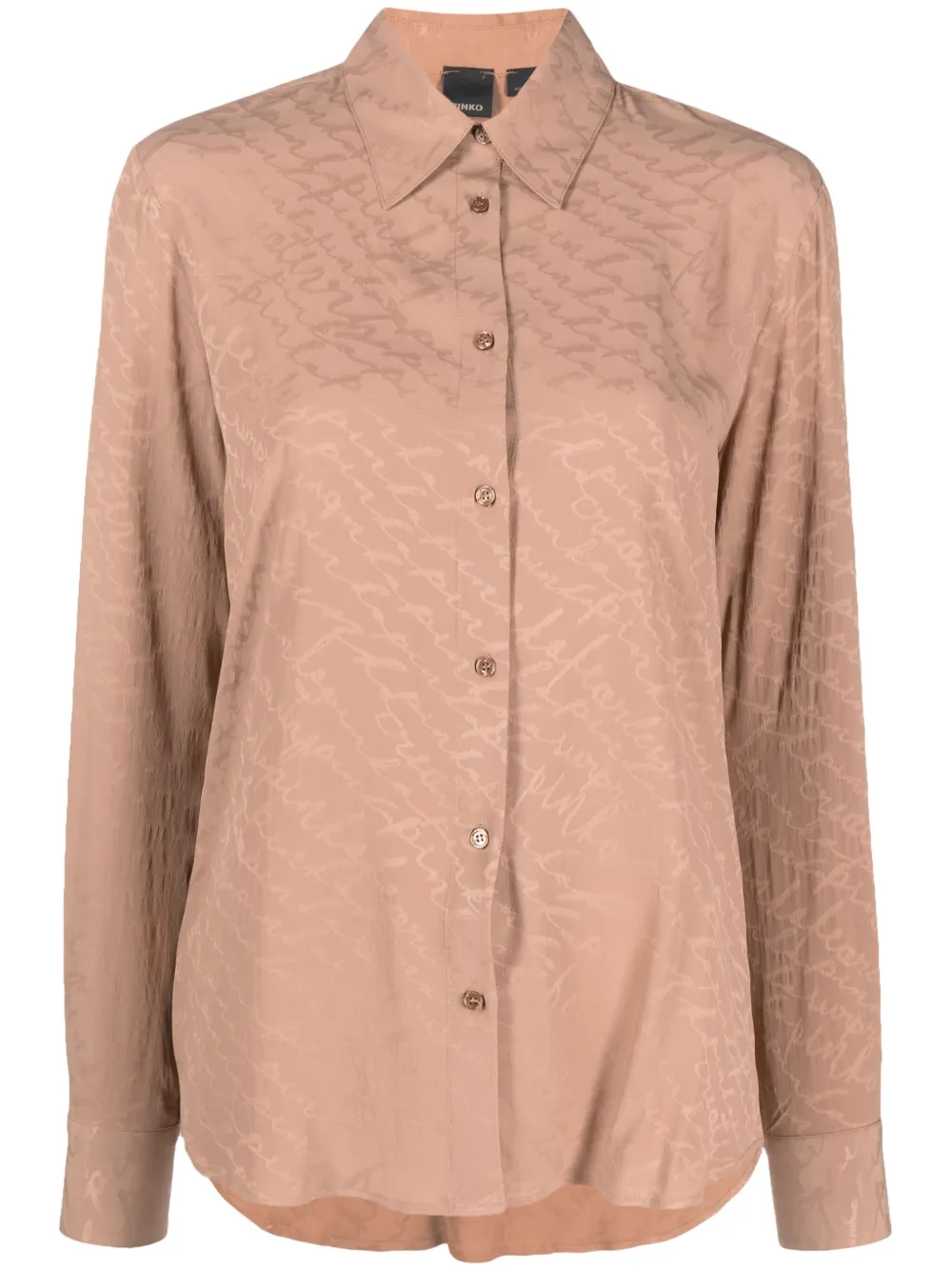 PINKO Blouse met lange mouwen Beige