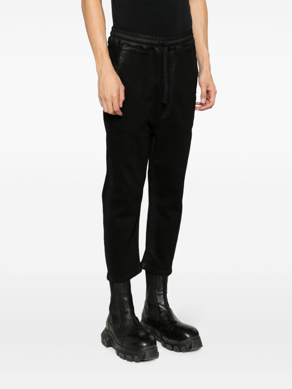 Shop Thom Krom M T 87 Cropped Jeans In Black