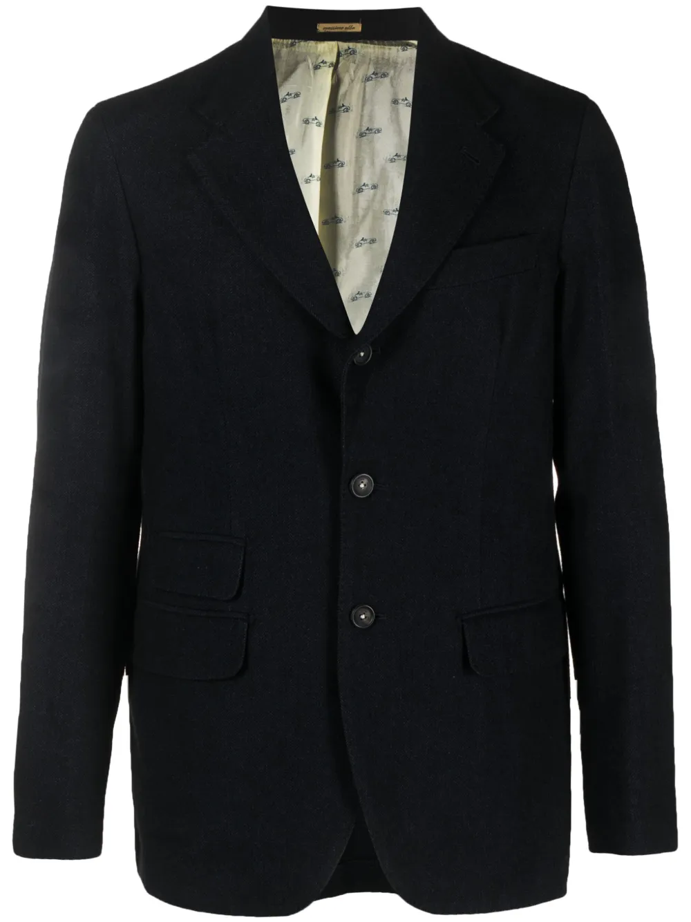Massimo Alba single-breasted wool-blend blazer | Blue | Image 1