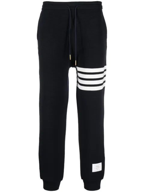 Thom Browne Ottoman Rib 4-Bar track pants