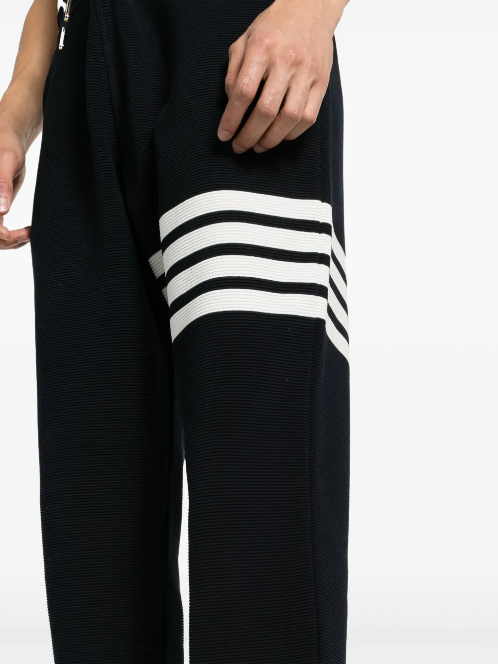 Thom Browne Classic Loopback 4-bar Sweatpants In Blue