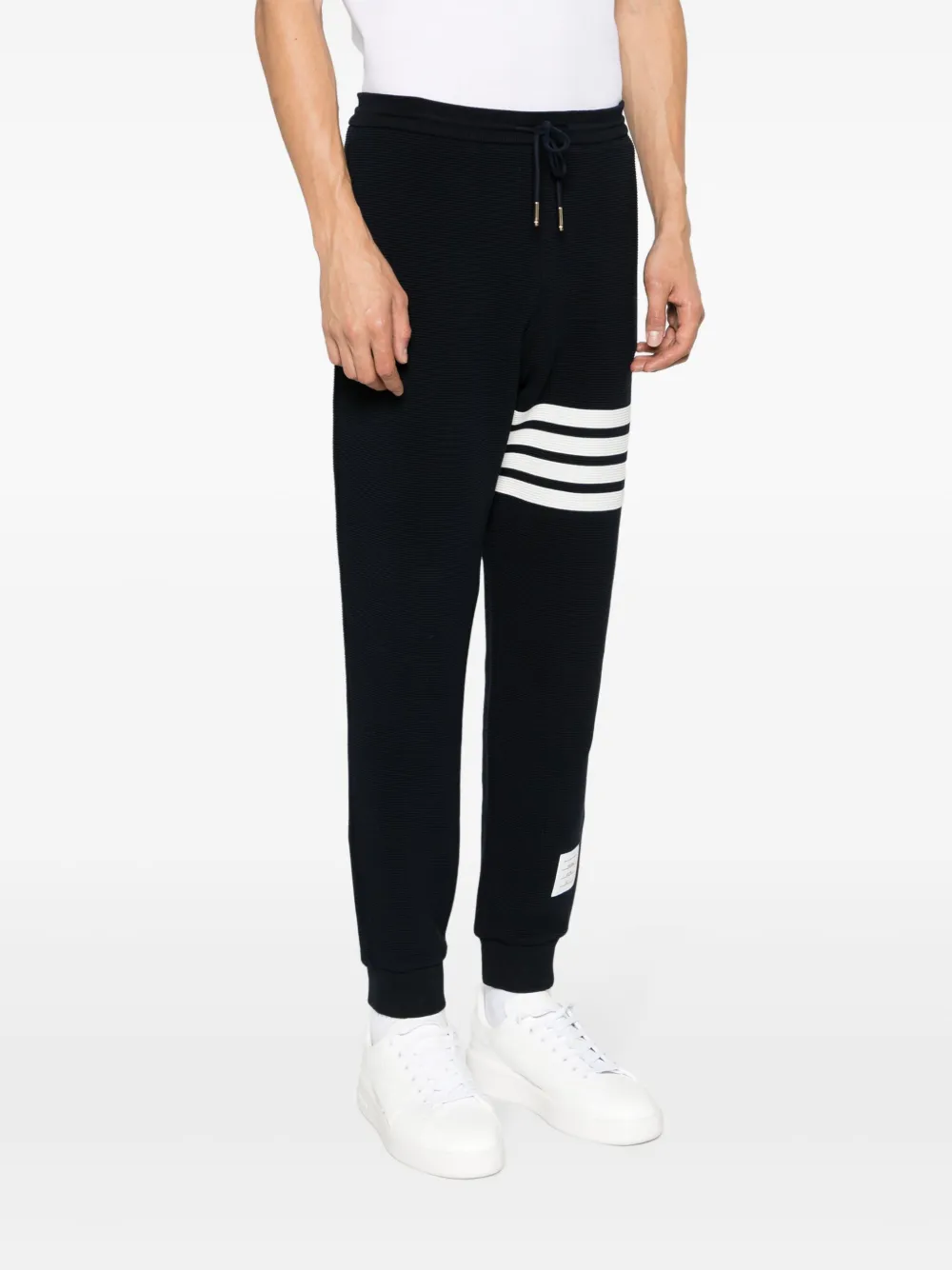 Thom Browne Classic Loopback 4-bar Sweatpants In Blue