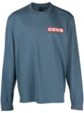 Deus Ex Machina logo-print long-sleeve T-shirt - Blue