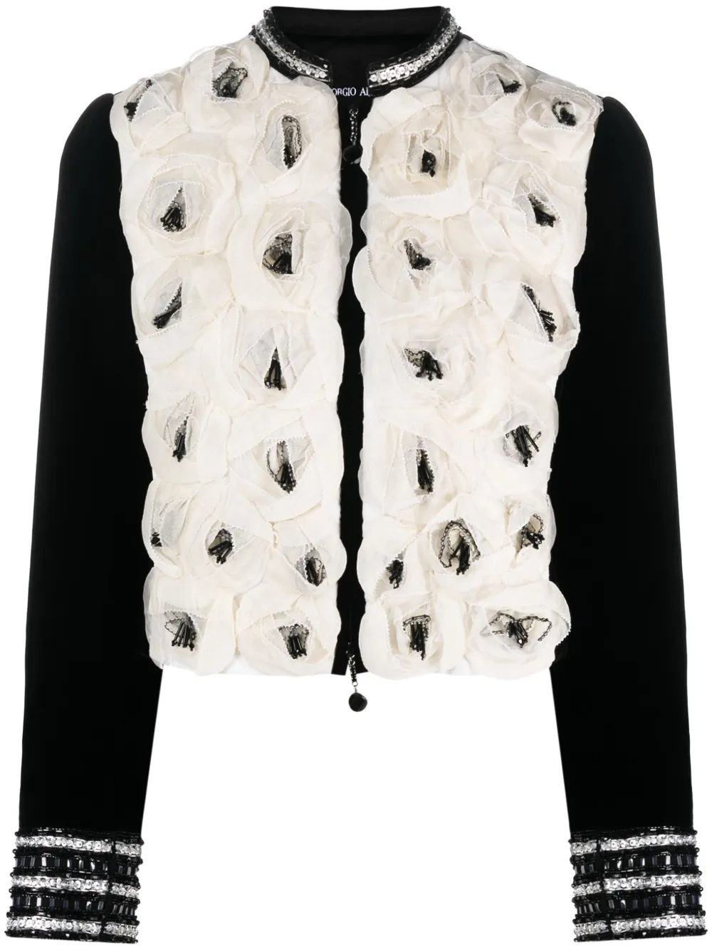 Giorgio Armani Cropped jack Zwart