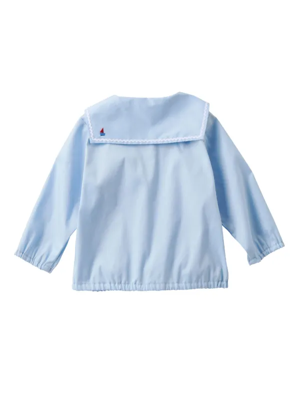 Familiar セーラーカラーコート | ブルー | FARFETCH JP