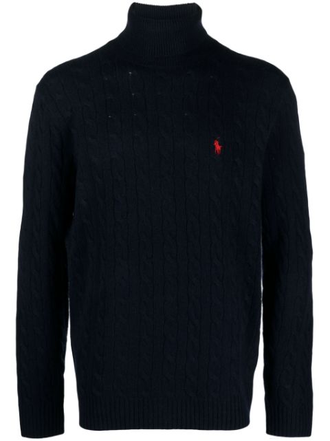 Polo Ralph Lauren cable-knit wool-blend jumper Men