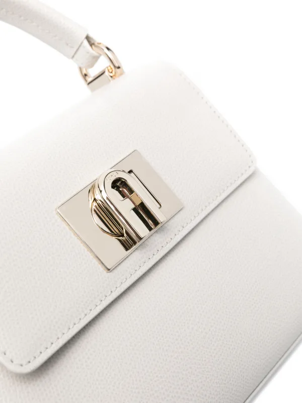 Furla Ivory buy Tote Handbag Leather