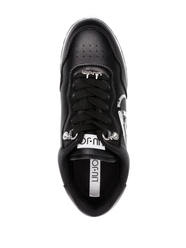 Liu jo black sneakers sales