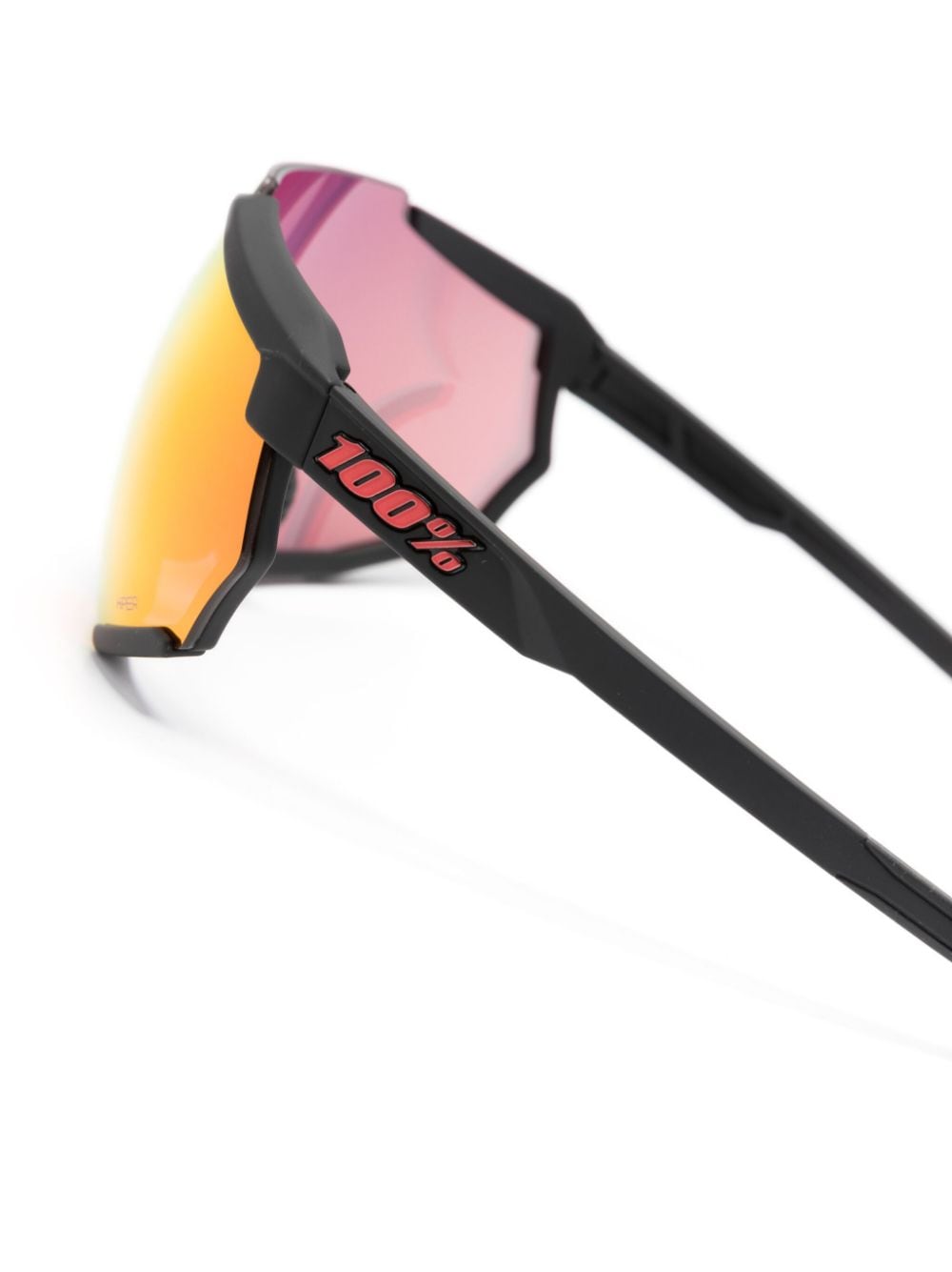 Shop 100% Eyewear Hiper Shield-frame Sunglasses In Black