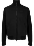 Ralph Lauren Purple Label logo-patch herringbone-pattern jacket - Black