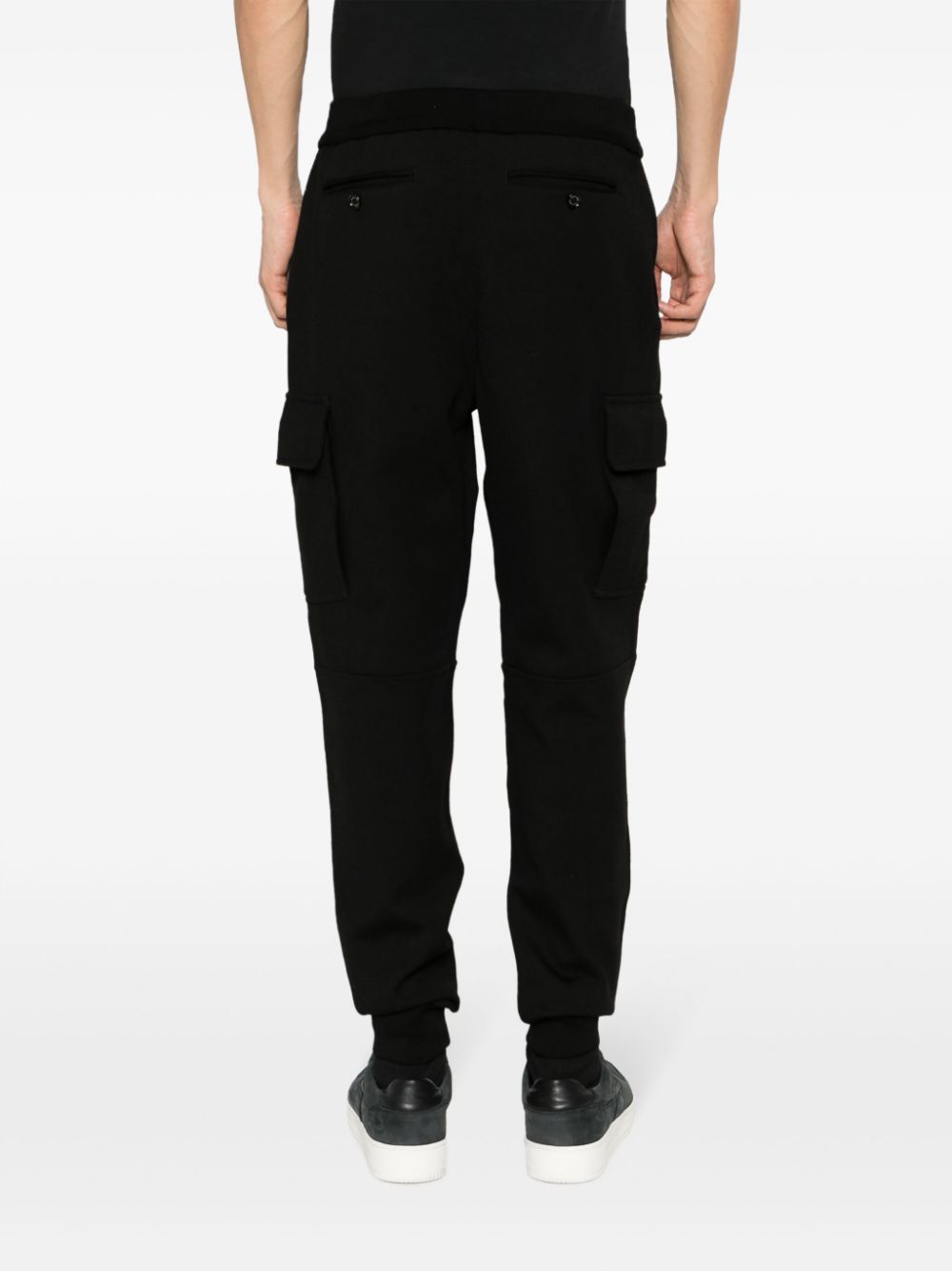 Ralph Lauren Purple Label Geruite broek Zwart