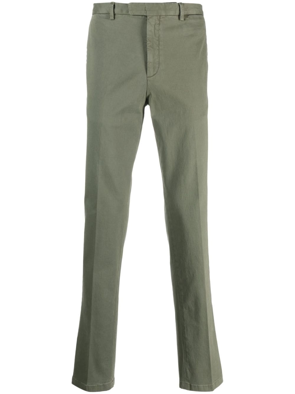 boglioli pantalon chino à coupe droite - vert