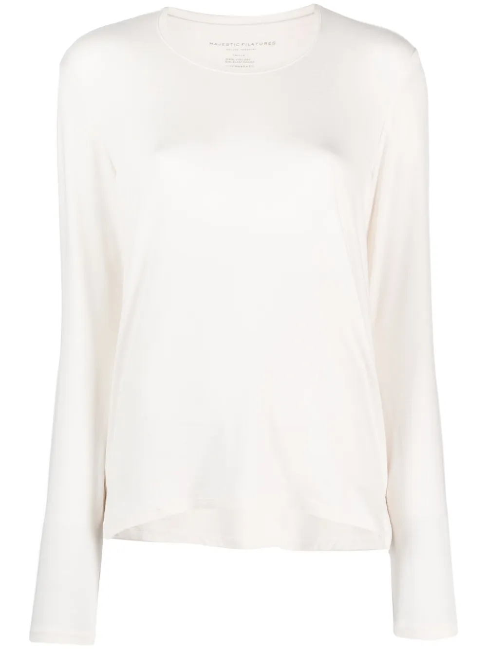 Majestic Jersey T-shirt In Neutrals