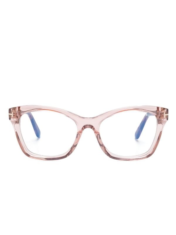 TOM FORD Eyewear square-frame clear-lens Glasses - Farfetch
