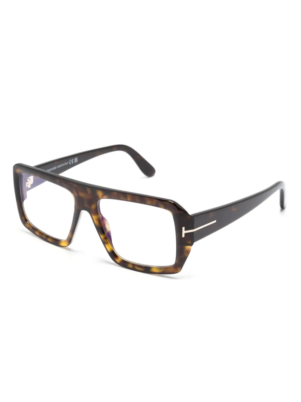 TOM FORD Eyewear FT5903B Bril met vierkant montuur - Bruin