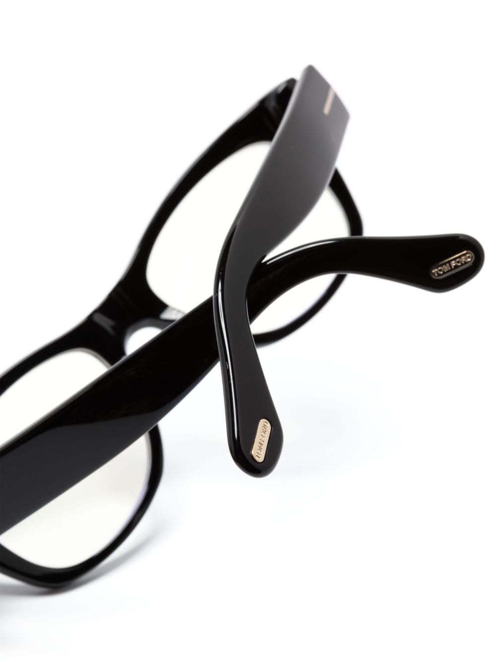 Shop Tom Ford Ft5040b Square-frame Glasses In Black