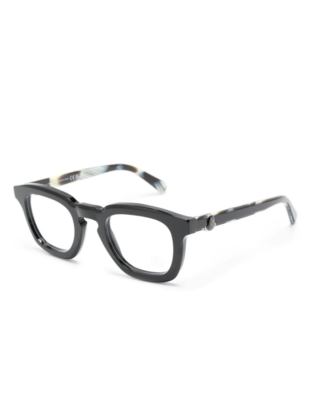 Moncler Eyewear ML5195 01A bril met vierkant montuur - Zwart
