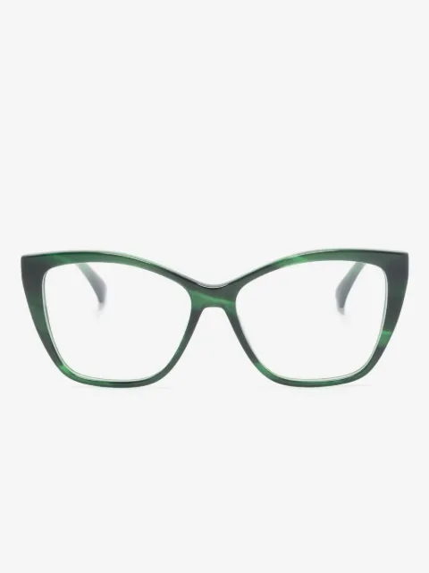 Max Mara Eyewear striped cat-eye glasses