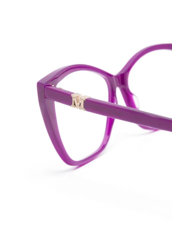 Max Mara Eyewear MM5036 081 logo-plaque Square Glasses  display picture 1