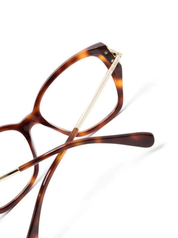 Max Mara Eyewear Tortoiseshell cat-eye-frame Sunglasses