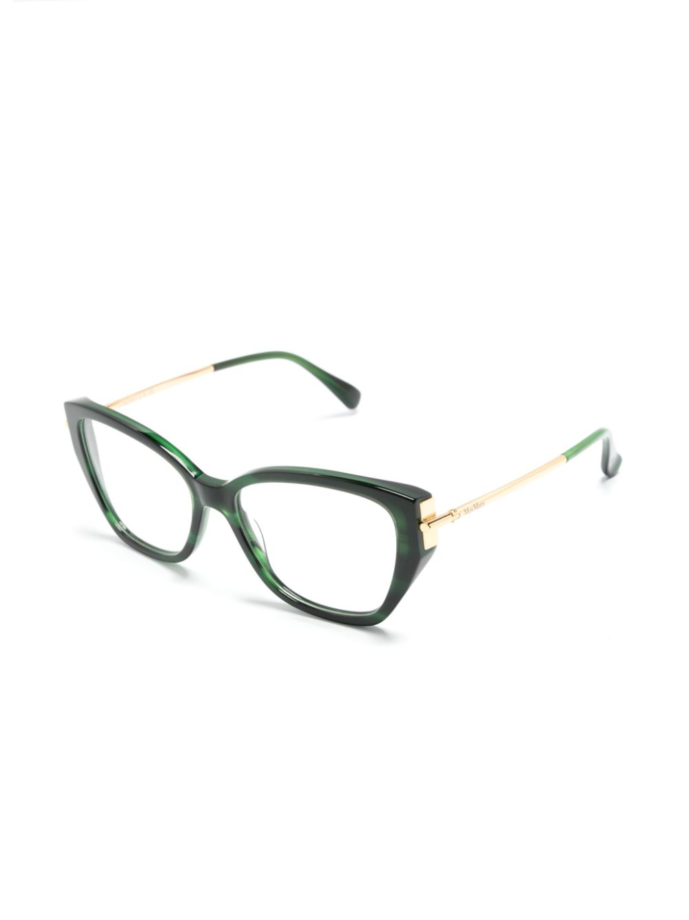 Max Mara Eyewear Zonnebril met cat-eye montuur - Groen