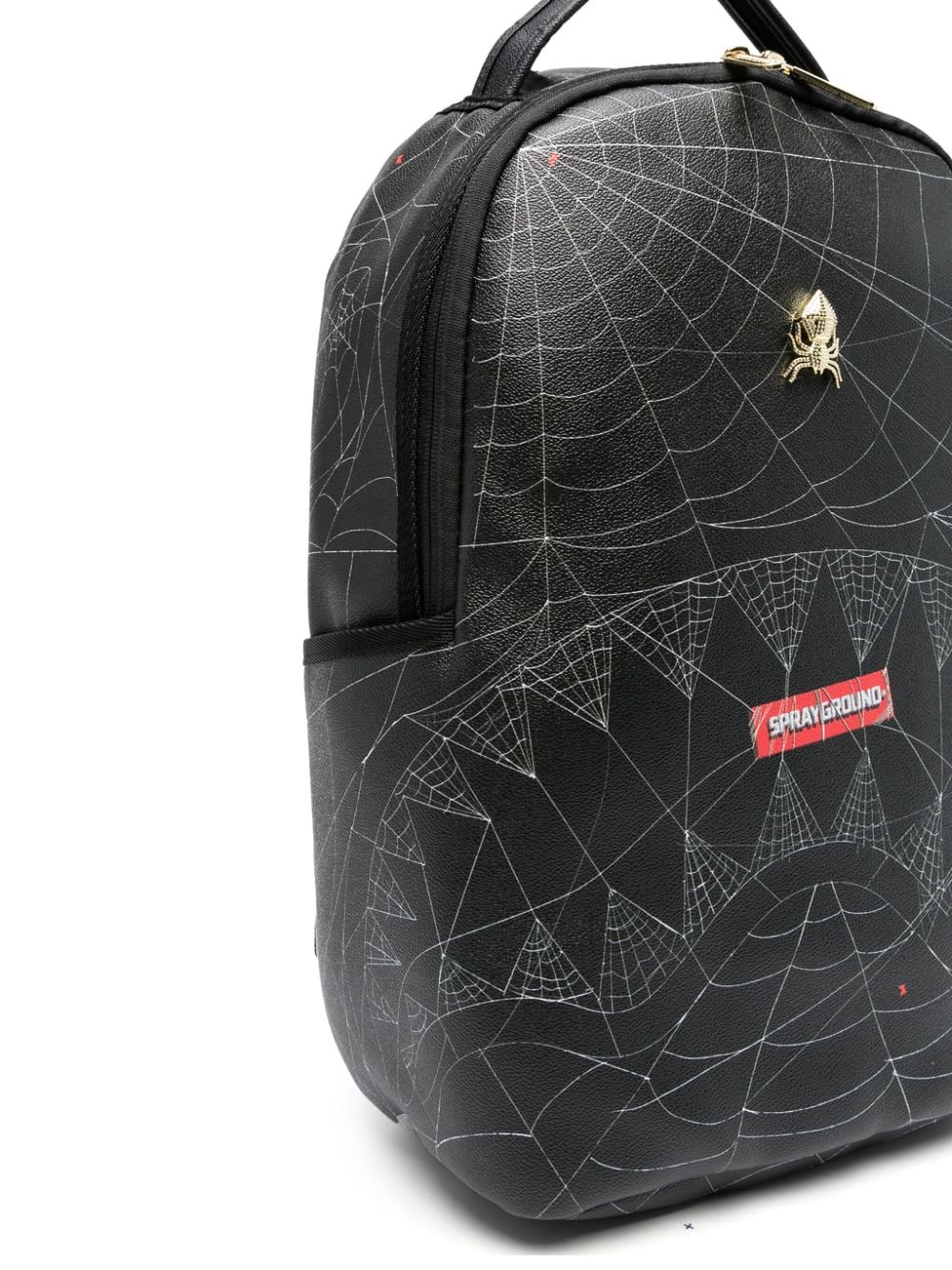sprayground kid Spider Web Sharkmouth backpack - NERO