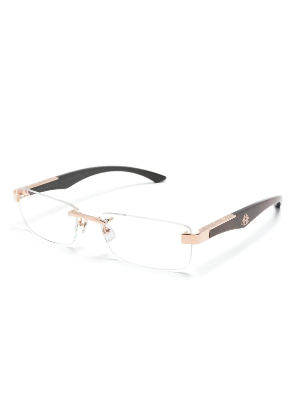 Maybach eyewear The Artist III bril met rechthoekig montuur - Goud