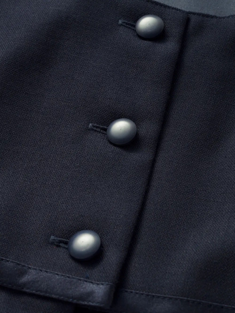 familiar Mouwloze wollen midi-jurk Blauw