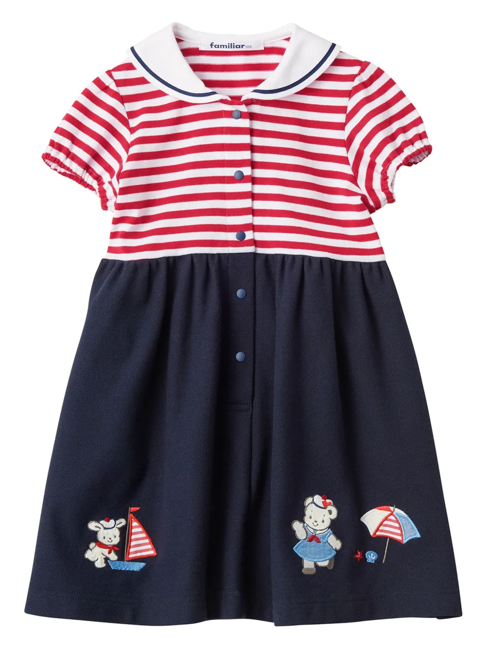 Image 1 of Familiar striped sailor dress