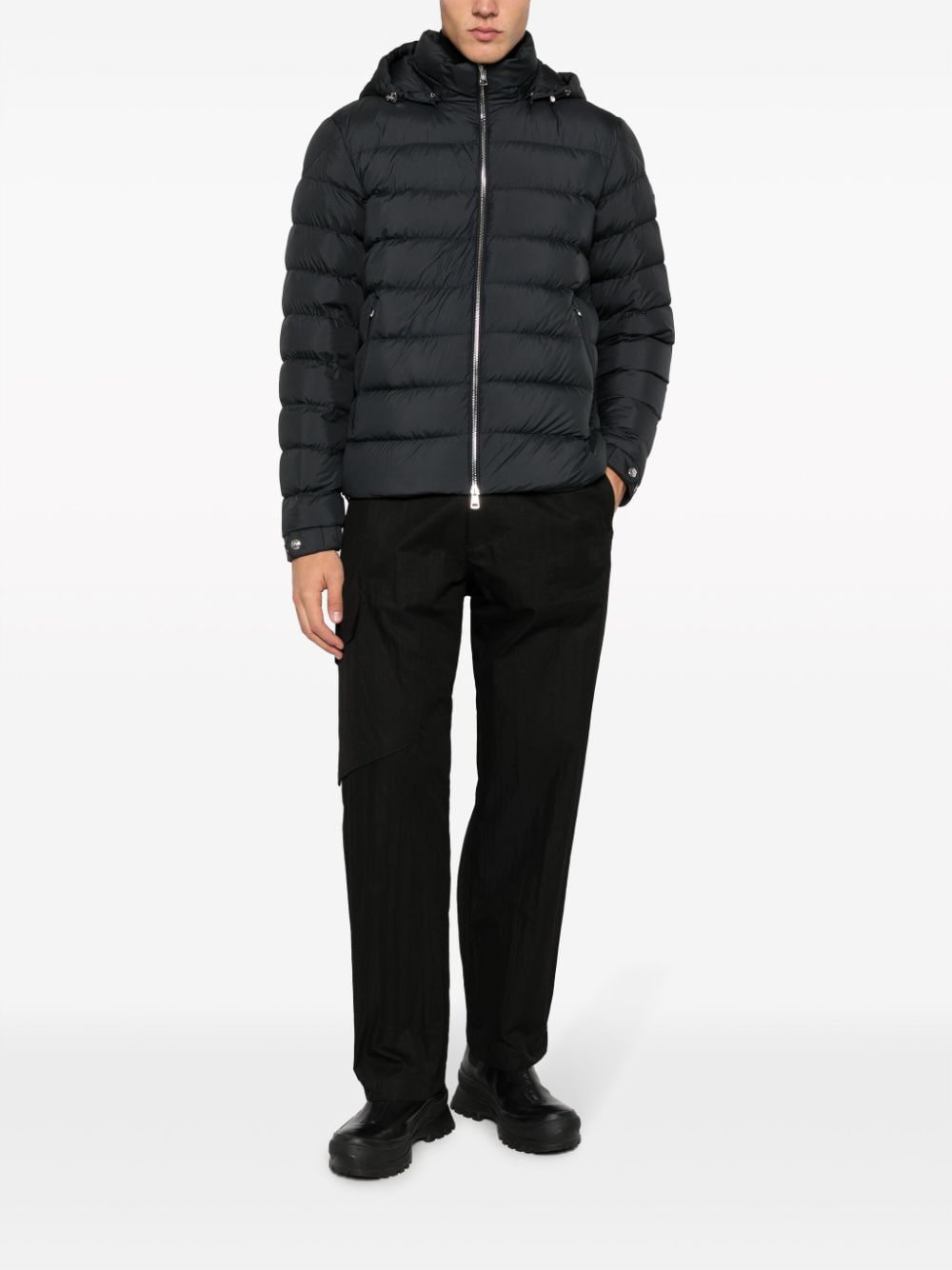 Moncler Arneb hooded puffer jacket - Zwart