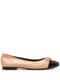 Tory Burch cap-toe ballerina shoes - Neutrals