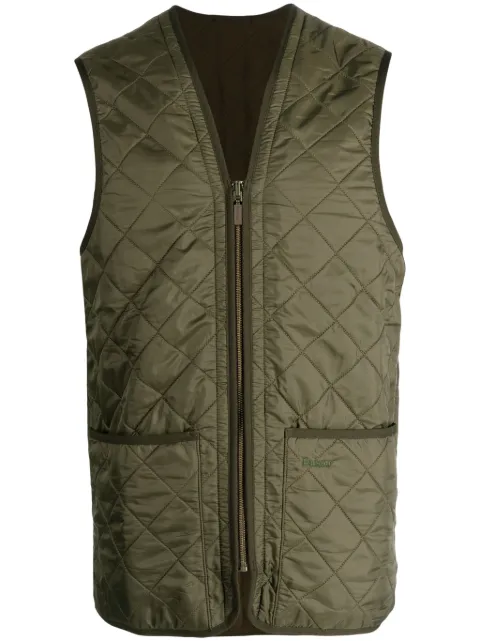 Barbour reversible diamond-quilted waistcoat