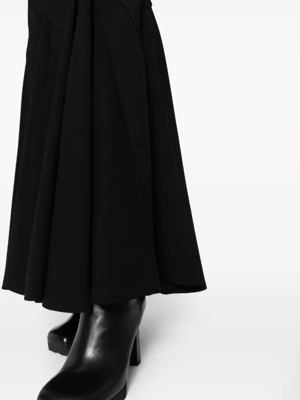 【関税込み】ANDREADAMO ブラック カットアウト ミニスカート ANDREĀDAMO カットアウト マキシスカート | ブラック | FARFETCH JP