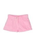 Chiara Ferragni Kids Eye Star-patch denim shorts - Pink